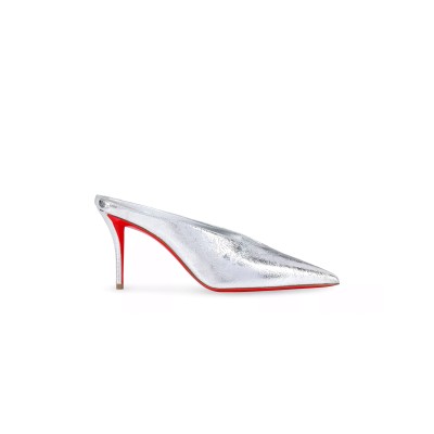CHRISTIAN LOUBOUTIN MISS Z SLIMIMULE LEATHER 80 MM MULES 446940
